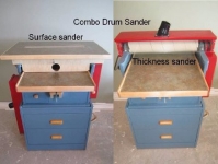 Combination Thickness and Surface Sander