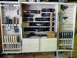 Woodworking Tool Storage Cabinet