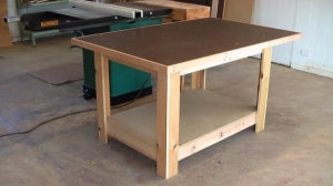 Workbench and Outfeed Table