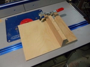 Router Table Tenoning Sled