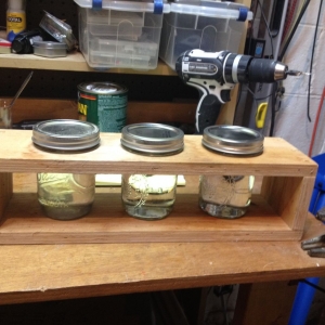 Paint Thinner Jar Rack