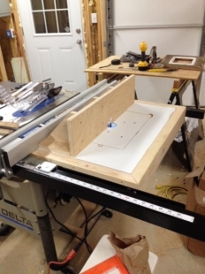 Table Saw Router Wing