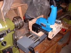 Wood Lathe Drill Attachment