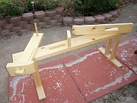 Shaving Horse and Workbench