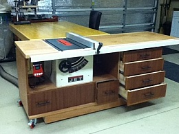 Table Saw Workstation Plans