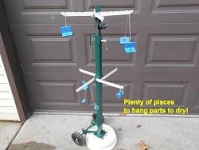Mobile Parts Drying Rack