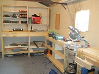 Miter Saw and Woodworking Station