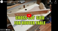 Crosscut Router Sled