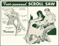 Foot-Powered Scroll Saw