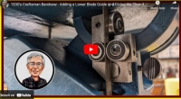 Bandsaw Lower Blade Guide
