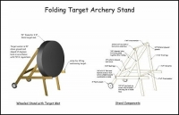 Folding Target Archery Stand