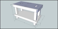 Portable 3-in-1 Workbench