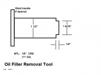 Oil Filler Removal Tool