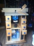 Router Table with Scissor Jack Lift
