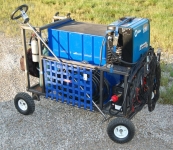 Steerable Welding and Tool Cart