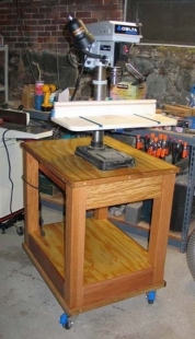 Homemade Benchtop Drill Press Stand