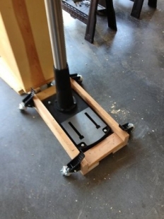 Homemade Mobile Base for a Drill Press