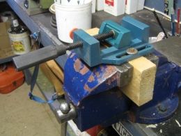 Homemade Screw Vise Mounting Solution