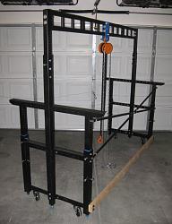 �Over the Jeep� Workshop Lift-Table-finished-gantry-frame.jpg