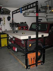 �Over the Jeep� Workshop Lift-Table-table-over-jeep.jpg