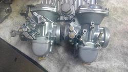 1974 XS/TX650 rebuild-blasted-carbs.jpg