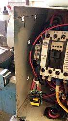 Click image for larger version.&nbsp;

Name:	Light mounting holes in lathe electrical box.jpg&nbsp;
Views:	313&nbsp;
Size:	130.6 KB&nbsp;
ID:	8328