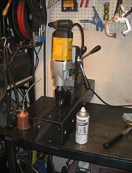 Adjustable Height Gantry Hoist-magdrill-holes-1.jpg