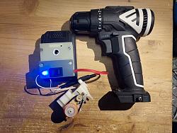 Battery adapter from drill for external LED lights or other low-voltage devices with-k-motor-run.jpg