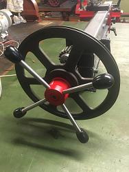 Click image for larger version.&nbsp;

Name:	drive pulley and hand wheel.jpg&nbsp;
Views:	368&nbsp;
Size:	377.4 KB&nbsp;
ID:	31667