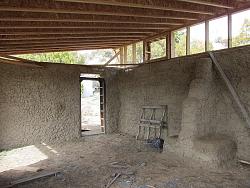 CabinBuilds.net: Montana Earth Bag Cabin by Kent-earthbagcabin7.jpg