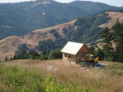CabinBuilds.net: Wood Frame Mendocino Cabin by Justin and Karin-camountaincabin1.jpg