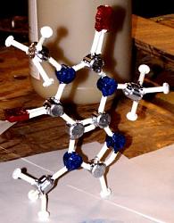 Caffeine molecule model welded out of bits-scaffiene_8.jpg