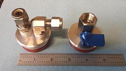 Compressor water trap and drain for pool ozone system-compressed-ozone-water-trap-drain-end-caps.jpg