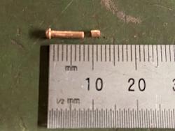 cutting solid rivets to correct length to form button heads-test-cut.jpg