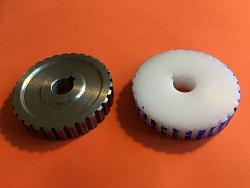 DIYed XL 037 Belt pulleys for the 7 x 14" mini lathe.-ready-fit.jpg