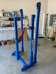 Easy Storage Cart for Bluebird Engine Hoist - Crane-bluebird-cart-1.jpg