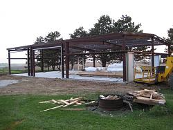 GarageBuilds.net: 40x60 Steel Garage by mustanggarage-40x60steelgarage2.jpg