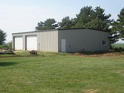 GarageBuilds.net: 40x60 Steel Garage by mustanggarage-40x60steelgarage4.jpg