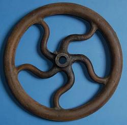 Hand Turned Lathe-flywheel.jpg