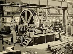 High-quality black-and-white photographs of large old machines and tools-mesta-double-helical-gear-cutting.jpg