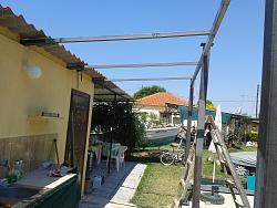 How to Build a Steel Structure House Part2 Expanding old roof-20150614_112904.jpg