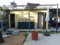 How to Build a Steel Structure House Part2 Expanding old roof-20150615_075521.jpg