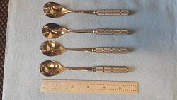 Kitchen Tools - Stainless Steel Handles for Coffee Demitasse Spoons-group-stainless-steel-coffee-demitasse-spoons-ready-using.jpg