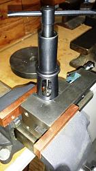 Click image for larger version.&nbsp;

Name:	Taping 10-32 Thread for Lathe Height Gage.jpg&nbsp;
Views:	1268&nbsp;
Size:	79.3 KB&nbsp;
ID:	3760