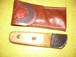 Leather skiving knife with sheath and knuckle knife with new sheath.-knives-sheaths-004.jpg