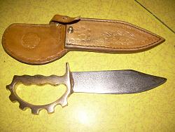 Leather skiving knife with sheath and knuckle knife with new sheath.-knives-sheaths-005.jpg