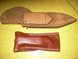 Leather skiving knife with sheath and knuckle knife with new sheath.-knives-sheaths-006.jpg