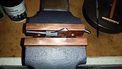 Click image for larger version.&nbsp;

Name:	Using vise to press in roll pin for clamping screw.jpg&nbsp;
Views:	1034&nbsp;
Size:	96.8 KB&nbsp;
ID:	5952