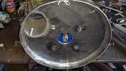 Made a 350mm Disc sander-6.-back-dust-cover-welded-up.jpg