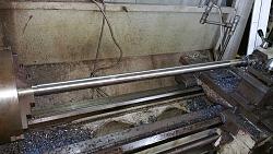 Made a 600mm Drum Sander attachment for my wood lathe.-2.-axel-shaft-turned-down20151104_105533.jpg